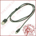 USB кабель Aspor-A103 micro Econom пак 2.1A/ 1,2м-чорний