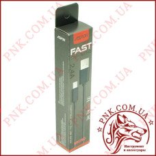 USB кабель Aspor-A103 micro Econom пак 2.1A/ 1,2м-чорний