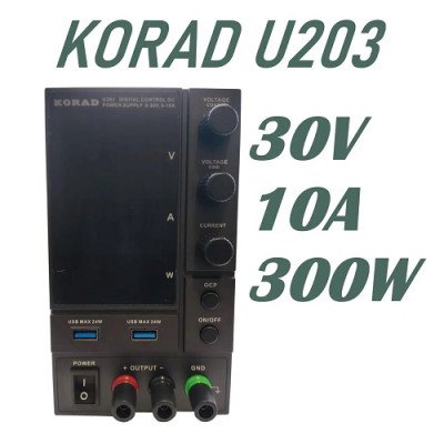 Лабораторний блок живлення KORAD U203 30V 10A 300W