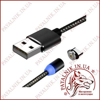 USB КАБЕЛЬ ASPOR MAGNETIC 360 LIGHTNING, 1М/2.1A