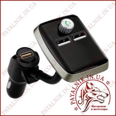 ФМ Модулятор M3 Plus (Bluetooth 3.0, DUAL USB Charger 2.1A)