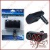Автомобільний розгалужувач прикурювача Olesson 1520 (120W, 3 гнізда 12v/24v, підсвічування)