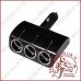 Автомобільний розгалужувач прикурювача Olesson 1520 (120W, 3 гнізда 12v/24v, підсвічування)