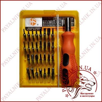 Набір викруток HENGFENG TOOLS HF-9829 (32IN1) + пінцет