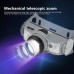 Ліхтарик налобний X-Balog від Li-on 18650 BL-T068 зарядка від Micro USB + сенсор + червоне світло