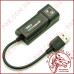 Адаптор ETHERNET USB 2.0 (USB-8Р8С) з кабелем, чорний