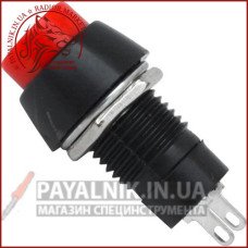 Кнопка середня PBS-11A з фіксацією ON-OFF 2-х контактна, 2А, 250V червона