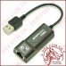 Адаптор ETHERNET USB 2.0 (USB-8Р8С) з кабелем, чорний