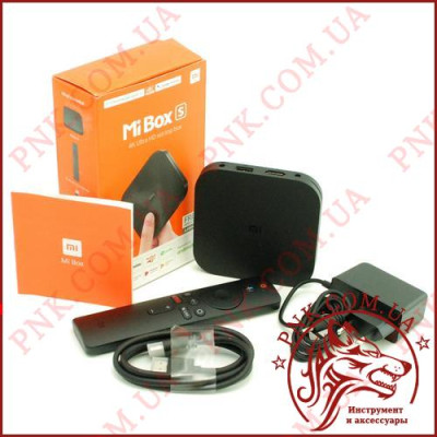 Android Смарт Приставка XIAOMI Mi Box S Black (MDZ-22-AB)