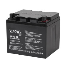 Акумулятор гелієвий Vipow 12V 40Ah (BAT0222)