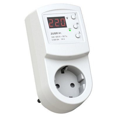 Реле напруги ZUBR R116Y 3000W 16A (БАР'ЄР)