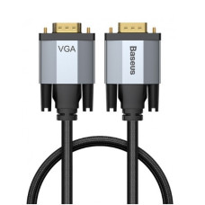 Кабель Baseus VGA To VGA Enjoyment Series bidirectional Adapter Cable 3 метри Dark gray
