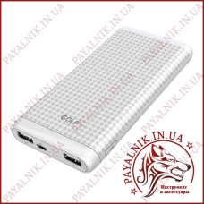 Портативна батарея (Зовнішній акумулятор) Power bank GOLF D80 8000mah White