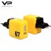 Мережевий зарядний пристрій VERON GAN LED DUAL PD+QC 67W, QC4.0 Yellow