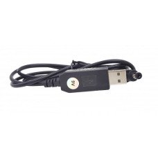 Кабель штекер USB A 5V - штекер DC 5.5-2.1мм 9V (живлення)