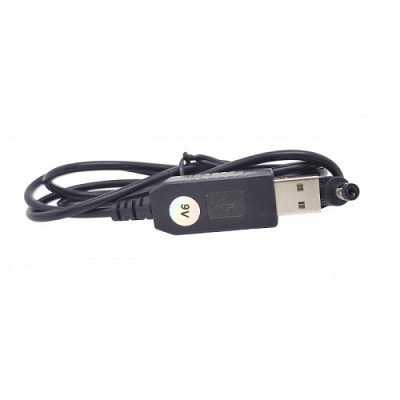 Кабель штекер USB A 5V - штекер DC 5.5-2.1мм 9V (живлення)