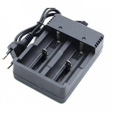 Зарядний пристрій для Li-on, 2 слоти, 2 світлодіоди, шнур 20см. 220V (MS-282A) Зарядний пристрій для Li-on, 2 слоти, 2 світлодіоди, шнур 20см. 220V (MS-282A)
