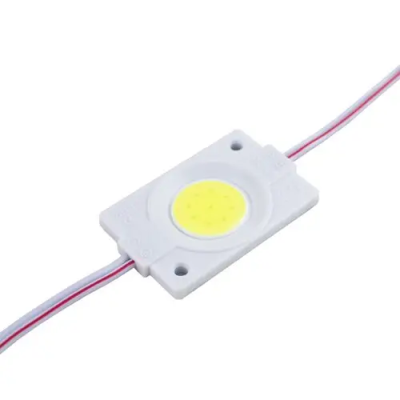 Світлодіодний модуль BRT COB 12V 2.4W, 1 LED (2835) круглийий, білий (6500K)
