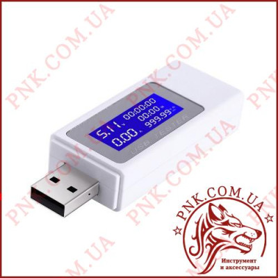 USB тестер GSM SOURCES KWS-1705A DC 4-30V 0-5.1A з лічильником 0-99999mah LCD