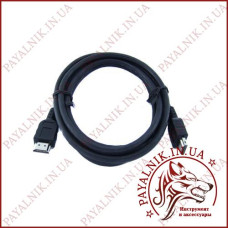 Кабель HDMI 2м v1.4 мідь (Польща)