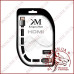 Кабель HDMI 1.8м v1.4 Kruger&Matz Польща (KM0329)