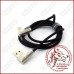 USB to USB Type-C кабель Konfulon S72 (2A, 1 метр, USB штекери 90 °)
