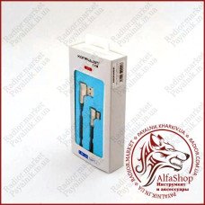 USB to USB Type-C кабель Konfulon S72 (2A, 1 метр, USB штекери 90 °)