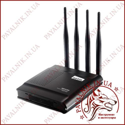 Роутер маршрутизатор Netis WF2780 DUAL BAND GIGABIT 2.4GHz + 5GHz (4 антени)