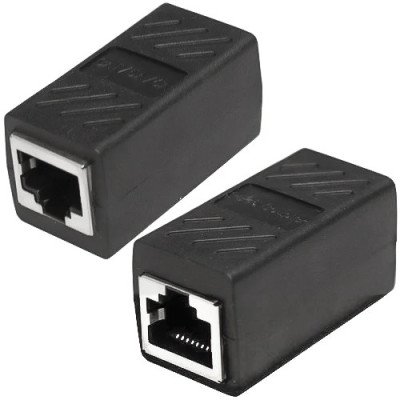 З'єднувач кручений пари перехідник RJ-45 гніздо - гніздо (згін) з екраном (2-0603)