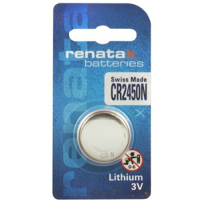 Батарейка Renata 3V CR2450N Lithium (made in Switzerland)