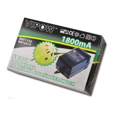Зарядне для свинцевих акумуляторів 6V-12V 1800mA Vipow (BAT1132)