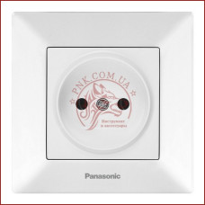 Розетка одинарна біла Panasonic arkedia slim (WNTC0201-2WH) (480200220)