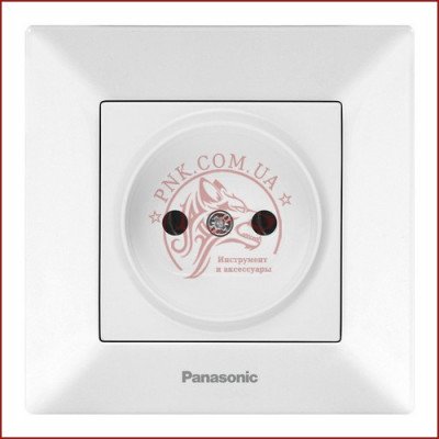 Розетка одинарна біла Panasonic arkedia slim (WNTC0201-2WH) (480200220)