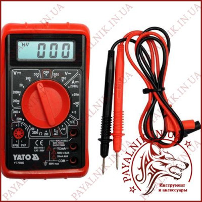 Мультиметр цифровий YATO YT-73080 (made in Poland)