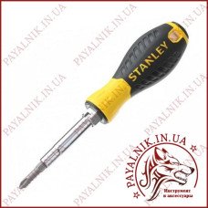 Викрутка STANLEY з набором насадок (6шт.) (0-68-012)