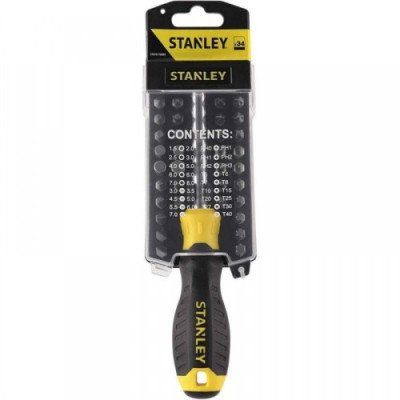 Викрутка STANLEY з набором насадок (34шт.) (STHT0-70885)