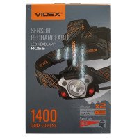 Ліхтарик налобний Videx VLF-H056 1400Lm 6500K Ліхтарик налобний Videx VLF-H056 1400Lm 6500K
