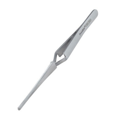 Пінцет зворотний, на розтиск Proskit 1PK-108T 165мм. широкий, не магнітний