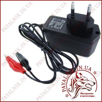 Зарядний пристрій для свинцевих акумуляторів 12v (струм 1а)