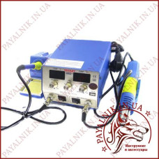 Паяльна станція з феном та паяльником VERON 1200D+ (YAXUN 886D+)