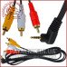 Кабель mini jack 2.5mm 4 pin - 3 RCA 1.5м (відео-аудіо) Tcom Кабель mini jack 2.5mm 4 pin - 3 RCA 1.5м (відео-аудіо) Tcom