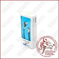 USB to Lightning кабель Iphone Konfulon S68 (2.1A, 1 метр, USB штекер 45 °) USB to Lightning кабель Iphone Konfulon S68 (2.1A, 1 метр, USB штекер 45 °)