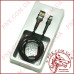 USB кабель Aspor-A178 micro LED Nylon 2.4A/ 1м-чорний