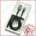 USB кабель Aspor-A178 micro LED Nylon 2.4A/ 1м-чорний