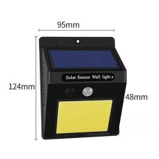 Ліхтар світильник на стіну Solar 609-30 COB сонячна панель + датчик руху