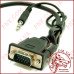 Конвертер перетворювач VGA HDMI штекер VGA + штекер 3,5мм (IN) - гніздо HDMI (OUT)