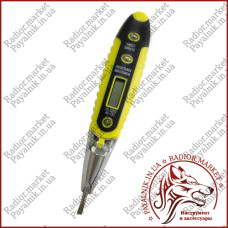 Тестер напруги цифровий індукційний контактний MVD765 12-220V (VD07)