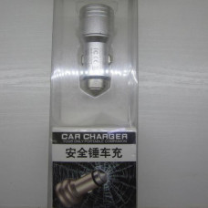 Автомобільне зарядне Метал Куля 2 USB 2.1A