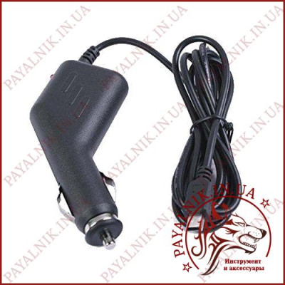 Автомобільний зарядний пристрій для реєстратора 5v 2a (штекер mini USB) 1м