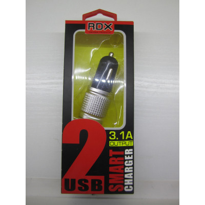 Автомобільне зарядне REDDAX RDX-102 2 USB 2.4A + кабель Micro usb